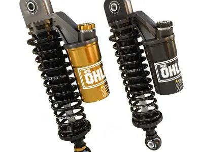 OHLINS BLACKLINE PIGGYBACK SHOCKS 3D model