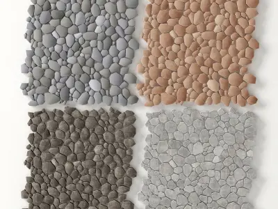 Panel Ngon splinter 3D model