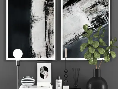 Decoration set 10 3D model