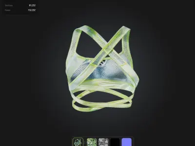 Sport Top PBR 4k Low-poly 3D model