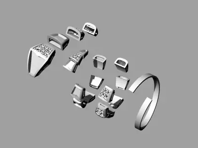 Bvlgari Snake Serpenti Ringa  3D print model