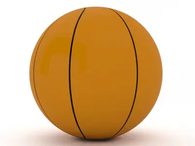 Basket ball 3D model