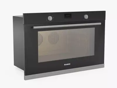 BLANCO 90cm Electric Oven BOSE900X 3D model