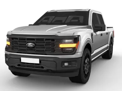 F-150 STX 2024 Low-poly 3D model