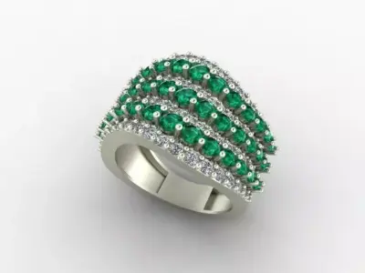 Wedding Ring 3D print model