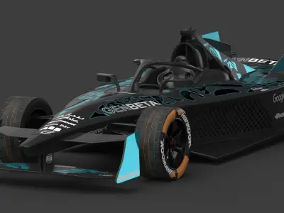 GENBETA Formula E Season 2025 PBR 3D model