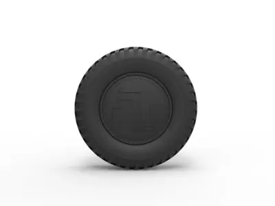 Offroad wheel 31 3D print model