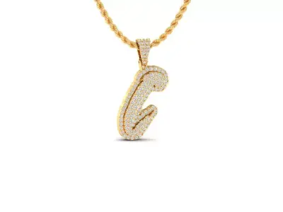 Diamond Pendat 3D print model