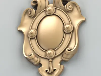 Cartouche 002 3D model