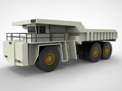 Terex MT6300AC Mining Truck 3D model