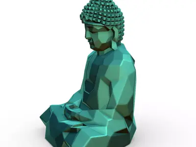 buddha headband  3D print model