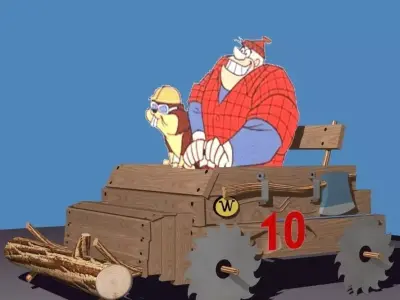 Wacky Races 3D Model Car 10 3D model