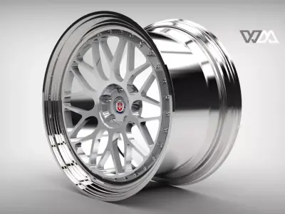 HRE300 Wheels 3D model