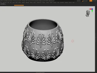 vase 3d print 468 3D print model