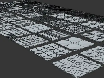 3d cnc panel 01 3D print model