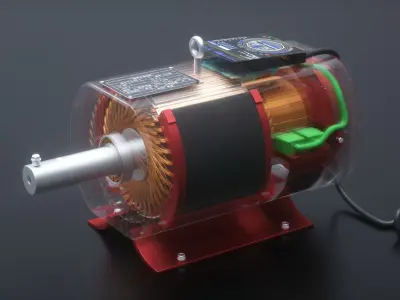 Motor electric motor electrical tools 3D model