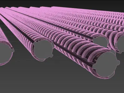Rebar- Rusted Reinforcement 3D model