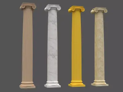 Corinthian Column 3d model 07 3D model
