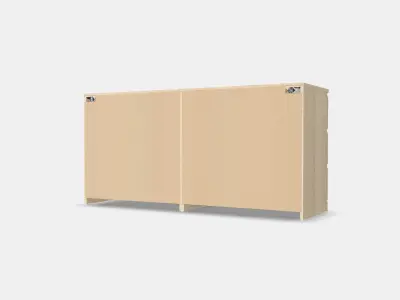 MALM Chest of drawers with 6 drawers 1 Low-poly 3D model