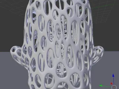 Pencilpot-Monster - Voronoi Style Free 3D print model