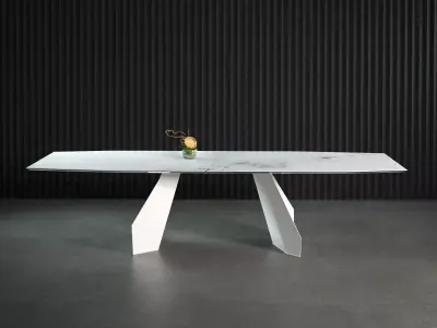 Origami 250 and 300 Dining Table 3D model