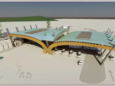 BORDER CROSSING Set 3D model