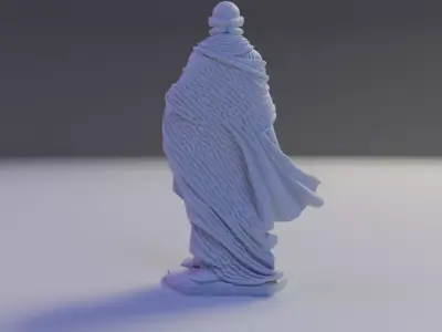 statue 3D print model