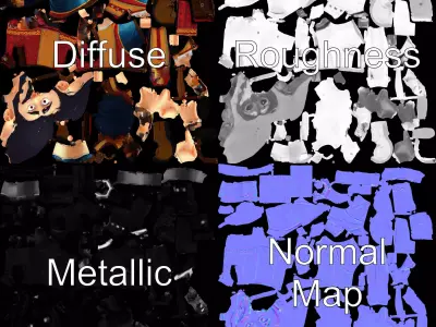 Renaissance Merchant model pack Low-poly 3D model