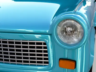 Trabant 601 rev 3D model