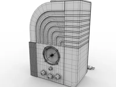 Zenith 812 Radio 3D model