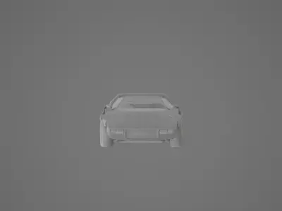 Lancia Stratos HF Free low-poly 3D model