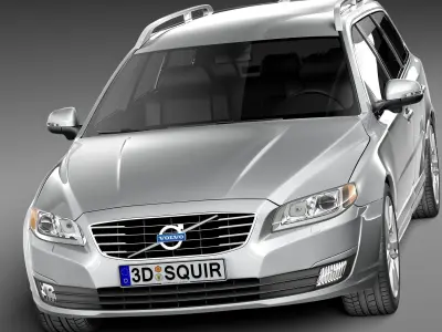Volvo V70 2014 3D model