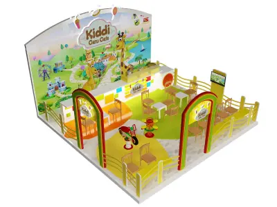 Booth Exhibition Stand a395e 3D model