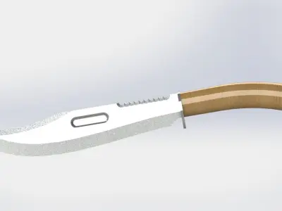 Knife Modelling 3D model