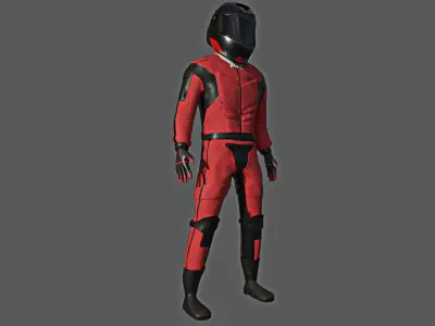 Racing Character 3D model