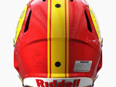 Riddell speed helmet 3D model