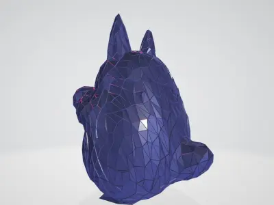 TOTORO WIREFRAME VORONOI WIREMESH MESH 3D print model