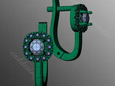 Earrings od87 3D print model