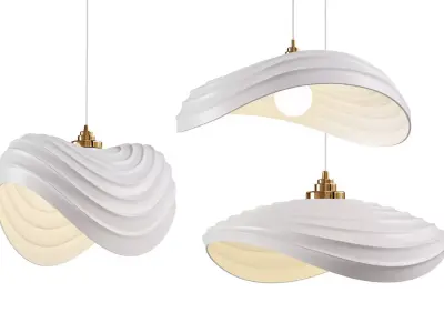 Navicula Pendant Light 3D model