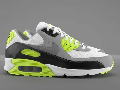 Air Max 90 Nike PBR Low-poly 3D model
