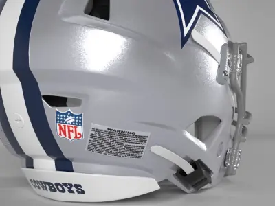 COWBOYS DALLAS Helmet Football NFC East PBR updated 2025 3D model