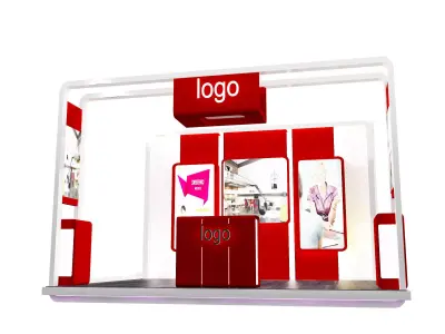 Booth Exhibition Stand a478d 3D model