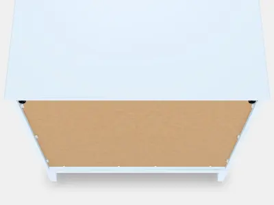 IDANAS Chest of 4 drawers Low-poly 3D model