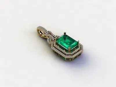small concept pendant 3D model