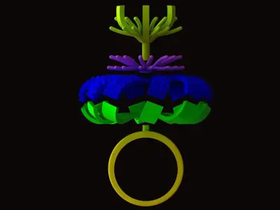 jewellery ring 3D print model