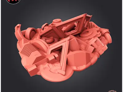 Spaceship Debris 3D print model