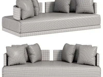  MILLER sofa by Visionnaire  3D model