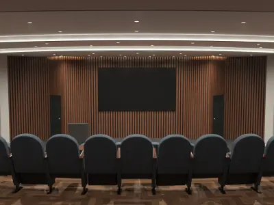 Performance hall 3D model