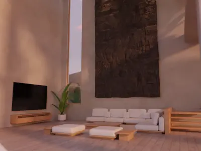 Meta Homes - 01 - Baked Low-poly 3D model