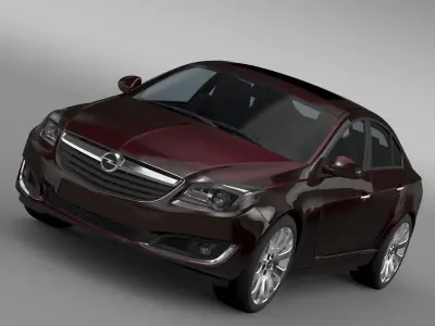 Opel Insignia Hatchback ECOFlex 2015 3D model